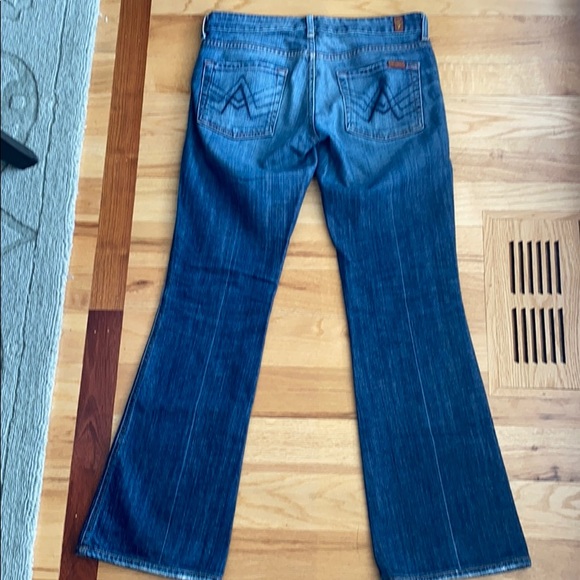 7 for All Man Kind/  Boot Cut Jeans - Picture 3 of 6